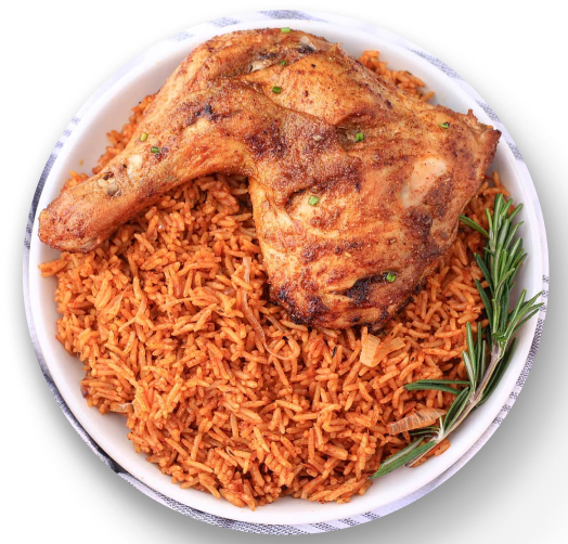 Jellof Rice with Chicken